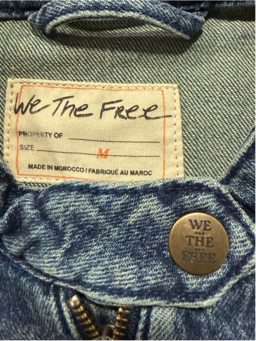 NWT Free People Fast Lane Denim Moto Alchemy Medium - Picture 10 of 12